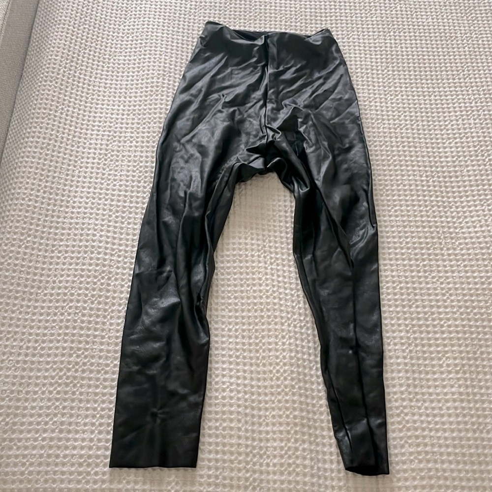 Commando Control Faux Leather Leggings